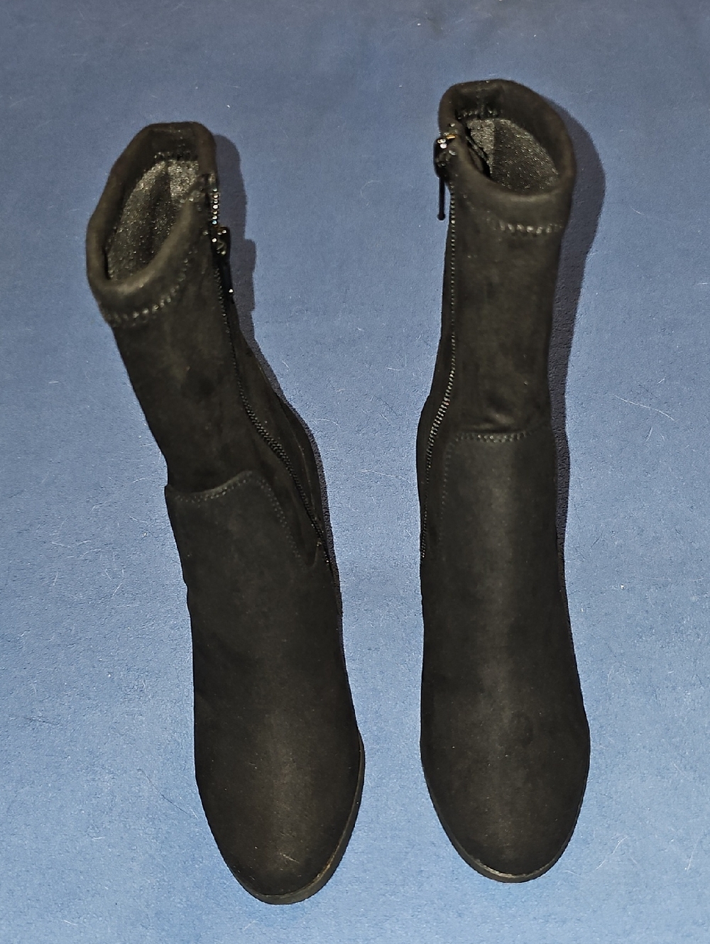 Black Style & Co. Women's Mid-Calf Side-Zip Stretch Boots 5.5